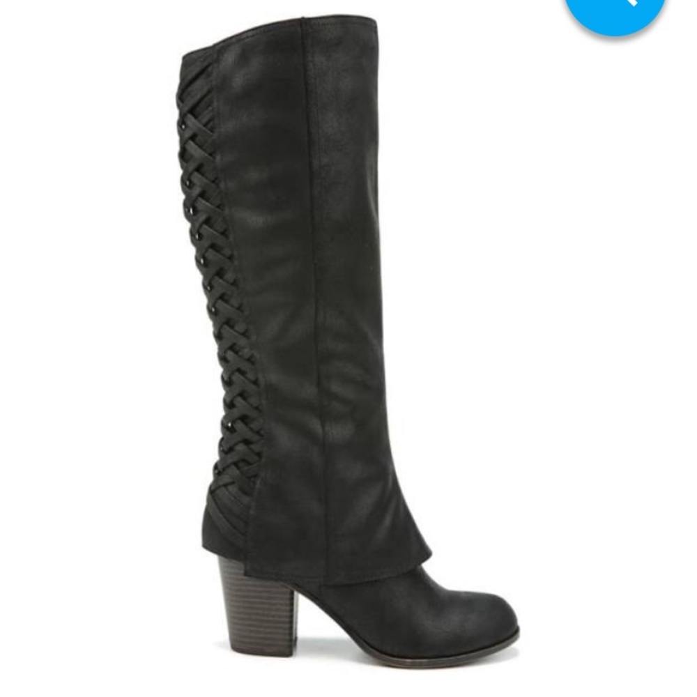 Fergalicious Women’s Tootsie Boots in Black sz 9